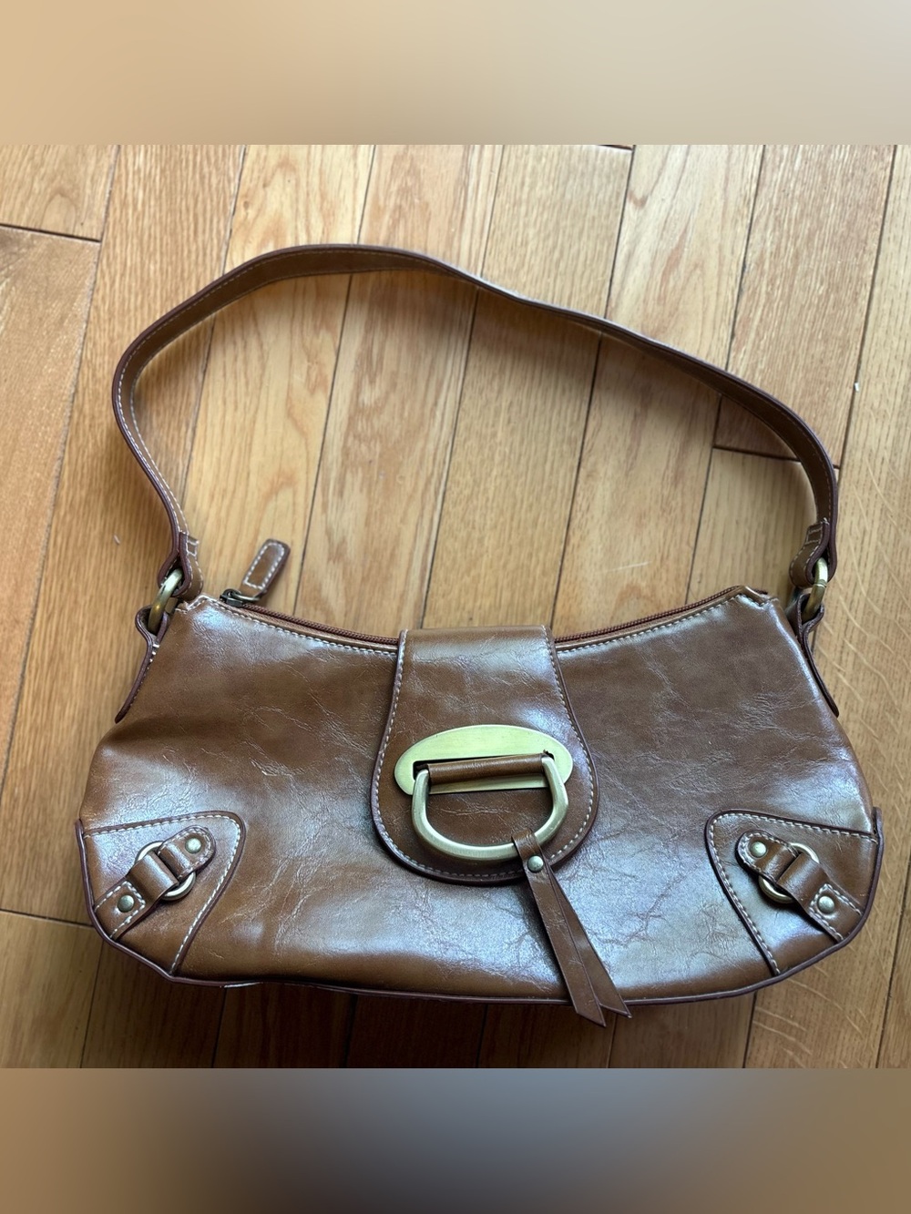 Vintage Hillard & Hanson purse - Brown with Gold Accent